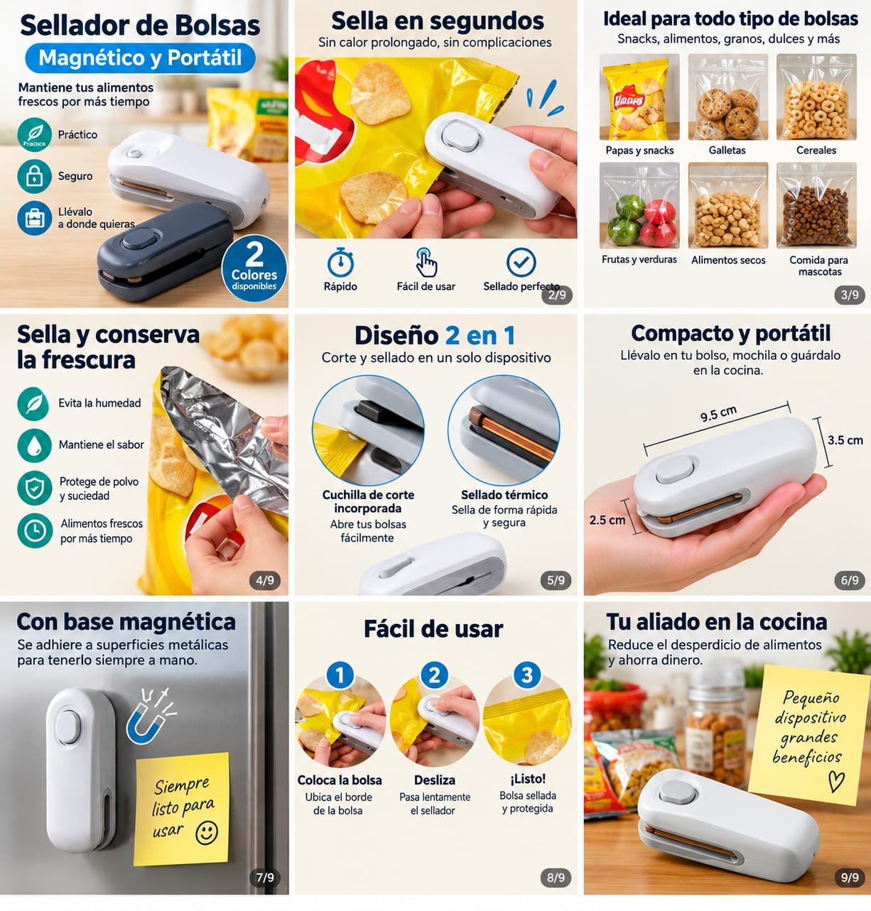 Sellador Automático Portátil de Bolsas - Imagen 3