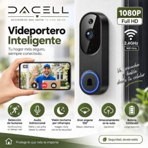 Videoportero Inteligente Wi-Fi 1080P